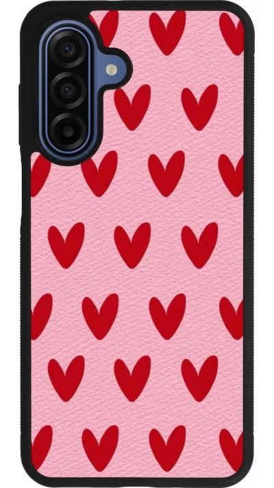 Samsung Galaxy A17 Case Hülle - Silikon schwarz Saint Valentines Day 26 Pattern heart