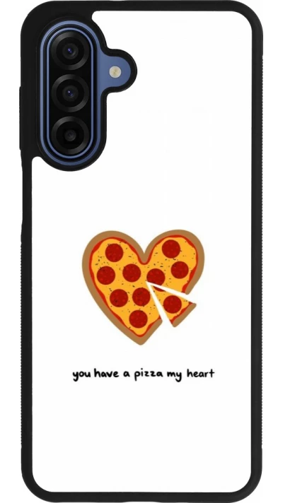 Samsung Galaxy A17 Case Hülle - Silikon schwarz Saint Valentines Day 26 You have my pizza heart