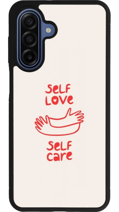 Samsung Galaxy A17 Case Hülle - Silikon schwarz Saint Valentines Day 26 Self love self care