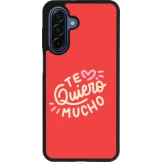 Samsung Galaxy A17 Case Hülle - Silikon schwarz Saint Valentines Day 26 Te quiero mucho