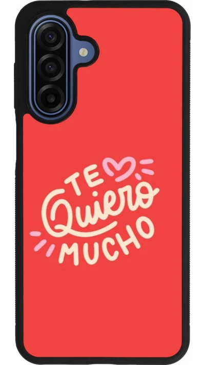 Samsung Galaxy A17 Case Hülle - Silikon schwarz Saint Valentines Day 26 Te quiero mucho