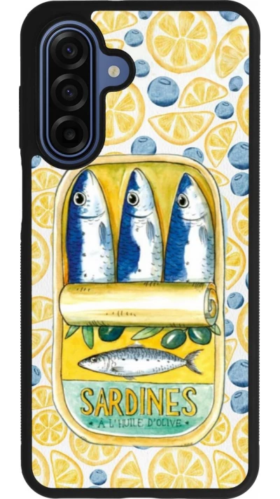 Samsung Galaxy A17 Case Hülle - Silikon schwarz Sardines in oil 2026