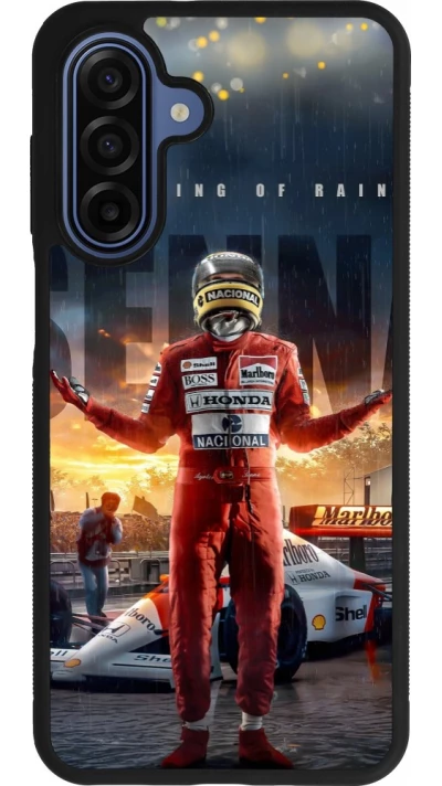 Samsung Galaxy A17 Case Hülle - Silikon schwarz Senna The King of Rain