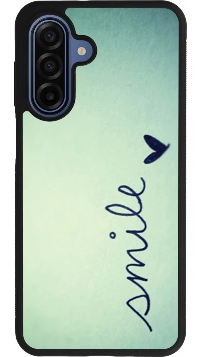 Samsung Galaxy A17 Case Hülle - Silikon schwarz Smile