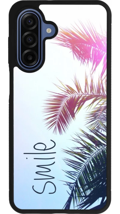 Samsung Galaxy A17 Case Hülle - Silikon schwarz Smile 05