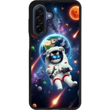 Coque Samsung Galaxy A17 - Silicone rigide noir VR SpaceCat Odyssey