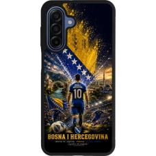 Samsung Galaxy A17 Case Hülle - Silikon schwarz Fussball Bosnien und Herzegowina splash 2026