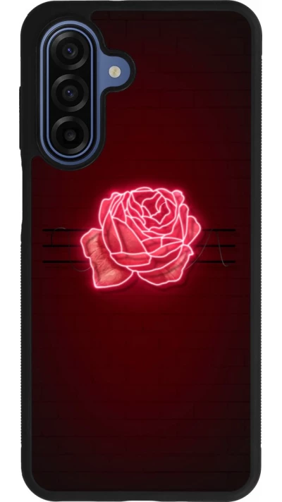Samsung Galaxy A17 Case Hülle - Silikon schwarz Spring 23 neon rose