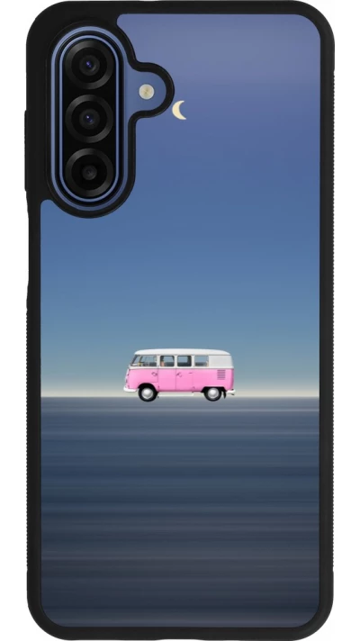 Samsung Galaxy A17 Case Hülle - Silikon schwarz Spring 23 pink bus