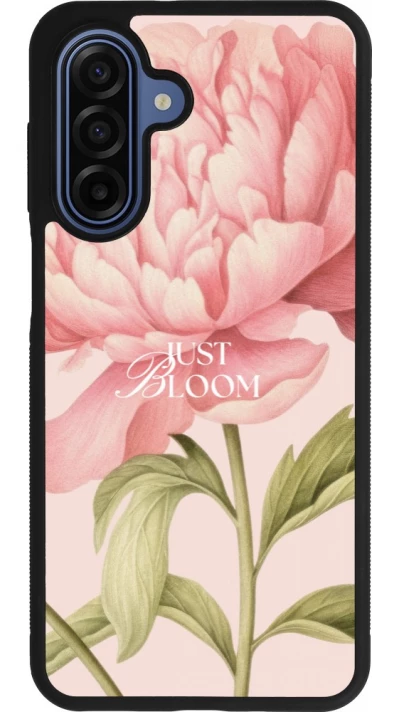 Coque Samsung Galaxy A17 - Silicone rigide noir Just Bloom Spring 2026