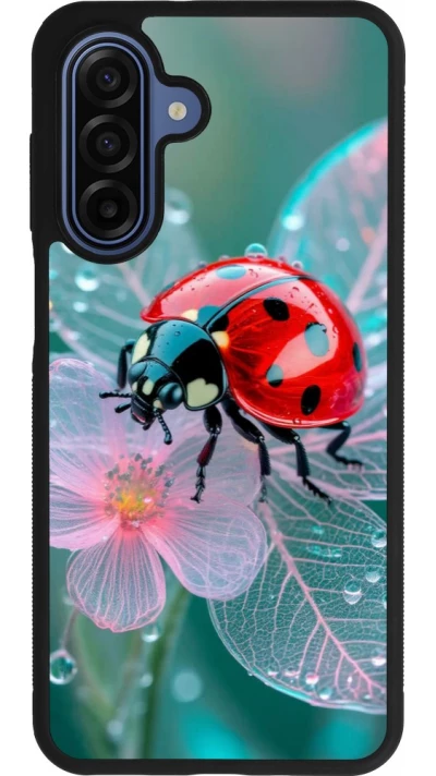Coque Samsung Galaxy A17 - Silicone rigide noir Ladybird in bloom Spring 2026