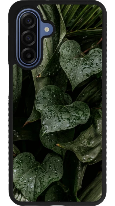 Samsung Galaxy A17 Case Hülle - Silikon schwarz Spring 23 fresh plants