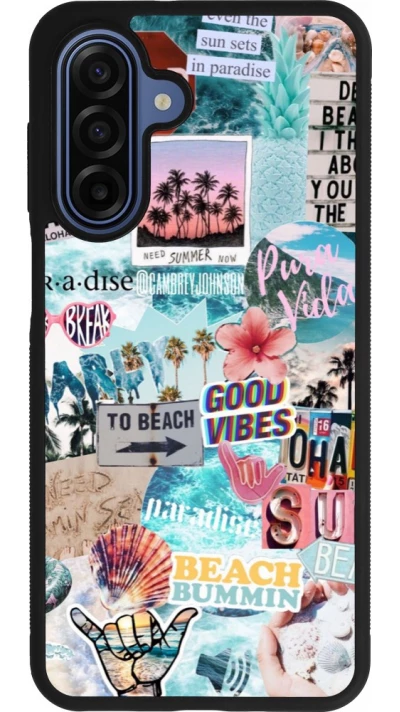 Samsung Galaxy A17 Case Hülle - Silikon schwarz Summer 20 collage