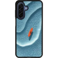 Samsung Galaxy A17 Case Hülle - Silikon schwarz Orange surf Summer 2026