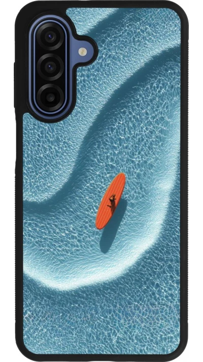 Samsung Galaxy A17 Case Hülle - Silikon schwarz Orange surf Summer 2026