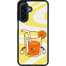 Coque Samsung Galaxy A17 - Silicone rigide noir Summer drink 2026