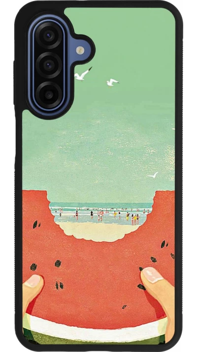 Samsung Galaxy A17 Case Hülle - Silikon schwarz Views through a watermelon Summer 2026