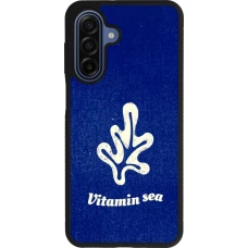 Coque Samsung Galaxy A17 - Silicone rigide noir Vitamin sea Summer 2026
