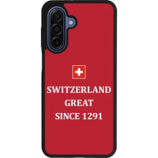 Samsung Galaxy A17 Case Hülle - Silikon schwarz Switzerland Great Since 1291