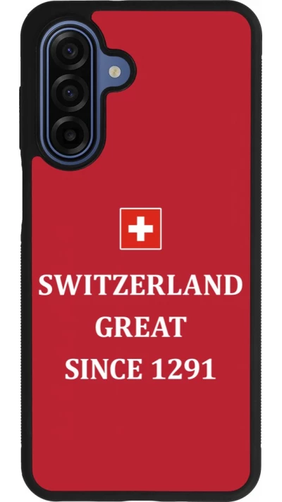 Samsung Galaxy A17 Case Hülle - Silikon schwarz Switzerland Great Since 1291