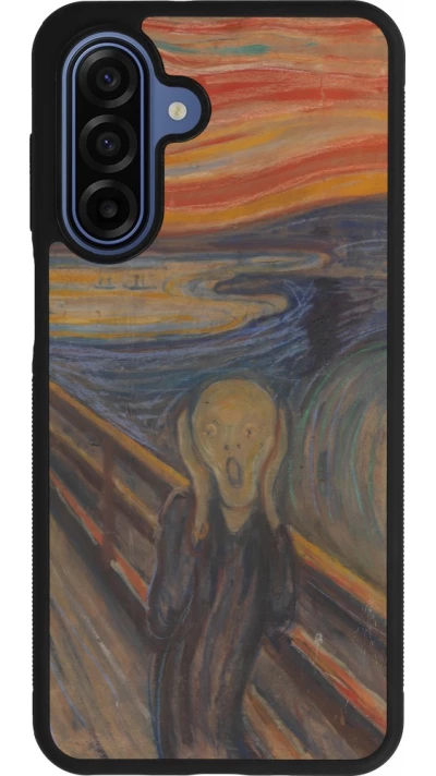 Coque Samsung Galaxy A17 - Silicone rigide noir Tableau art - Le Cri - Edvard Munch