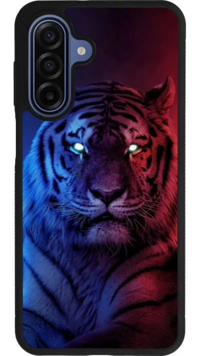 Samsung Galaxy A17 Case Hülle - Silikon schwarz Tiger Blue Red