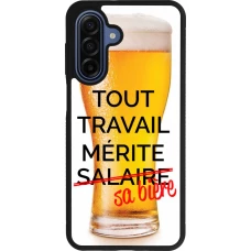 Samsung Galaxy A17 Case Hülle - Silikon schwarz Tout travail mérite sa bière