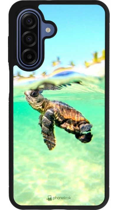Samsung Galaxy A17 Case Hülle - Silikon schwarz Turtle Underwater