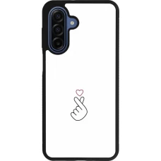 Samsung Galaxy A17 Case Hülle - Silikon schwarz Valentine 2024 heat by Millennials