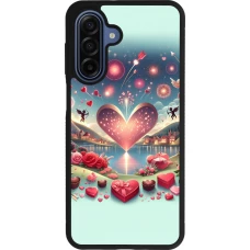 Samsung Galaxy A17 Case Hülle - Silikon schwarz Valentin 2025 Schick