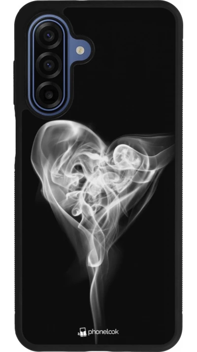 Samsung Galaxy A17 Case Hülle - Silikon schwarz Valentine 2022 Black Smoke