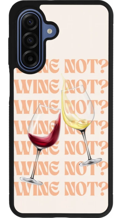 Samsung Galaxy A17 Case Hülle - Silikon schwarz Wine not
