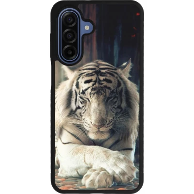Coque Samsung Galaxy A17 - Silicone rigide noir Zen Tiger