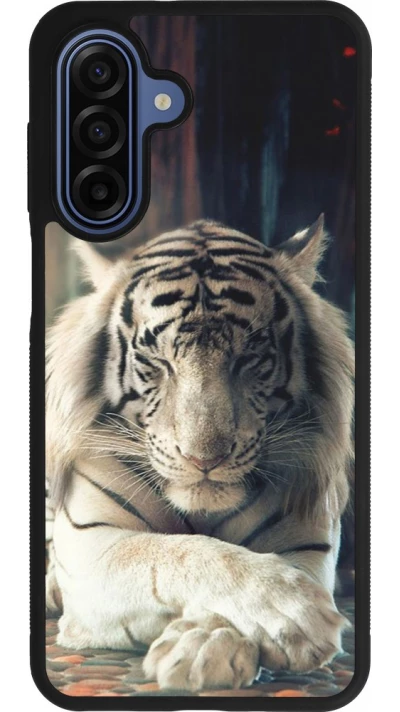 Samsung Galaxy A17 Case Hülle - Silikon schwarz Zen Tiger