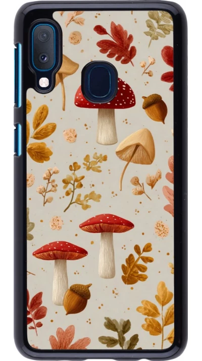 Coque Samsung Galaxy A20e - Autumn 26 Mushrooms and leaves
