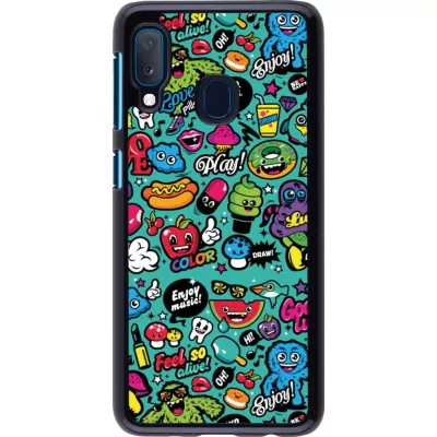 Samsung Galaxy A20e Case Hülle - Cartoons old school