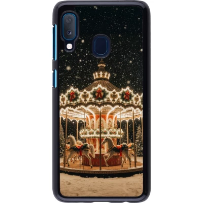 Samsung Galaxy A20e Case Hülle - Christmas 25 Carousel