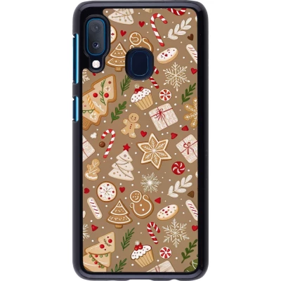 Coque Samsung Galaxy A20e - Christmas 25 Pattern Ginger Cookie