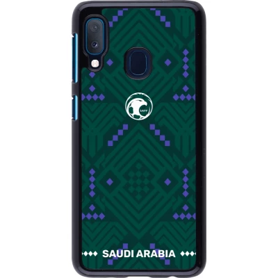 Samsung Galaxy A20e Case Hülle - Saudi Arabien 2026 personalisierbares Fussballtrikot