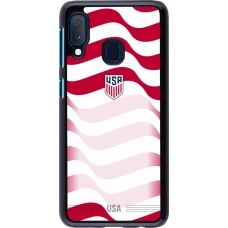 Samsung Galaxy A20e Case Hülle - Vereinigten Staaten 2026 personalisierbares Fussballtrikot