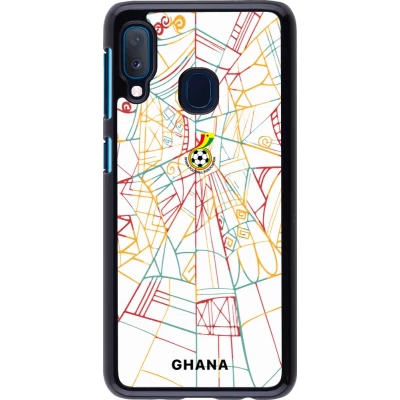 Samsung Galaxy A20e Case Hülle - Ghana 2026 personalisierbares Fussballtrikot