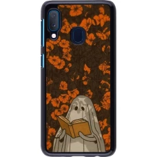 Samsung Galaxy A20e Case Hülle - Halloween 2026 Ghost reading