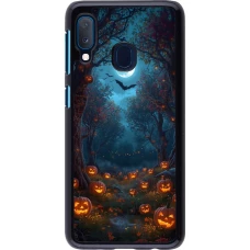 Samsung Galaxy A20e Case Hülle - Halloween 2026 Road of Pumpkins