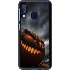 Samsung Galaxy A20e Case Hülle - Halloween 2026 The Wicked Pumpkin