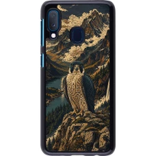 Coque Samsung Galaxy A20e - Linocut Faucun pèlerin