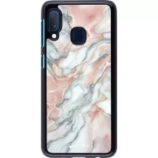 Samsung Galaxy A20e Case Hülle - Rosa Leuchtender Marmor