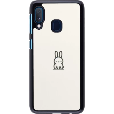 Coque Samsung Galaxy A20e - Minimal bunny cutie