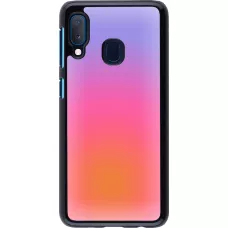Samsung Galaxy A20e Case Hülle - Orange Pink Blue Gradient