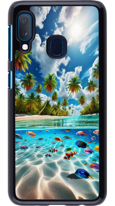Samsung Galaxy A20e Case Hülle - Strandparadies