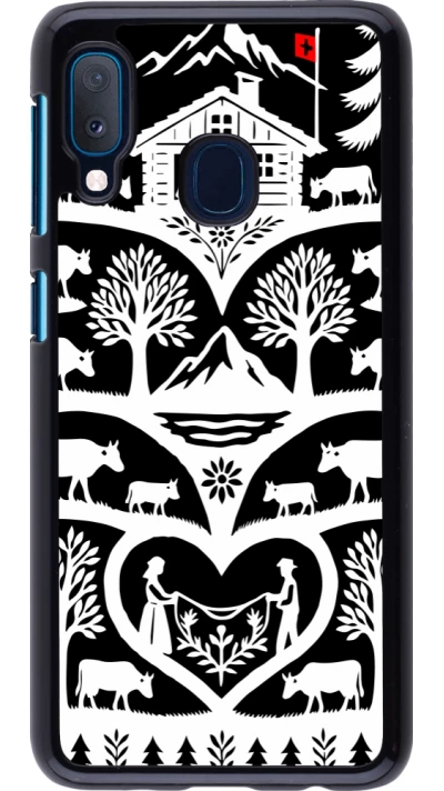 Samsung Galaxy A20e Case Hülle - Poya Schweiz 2 schwarz